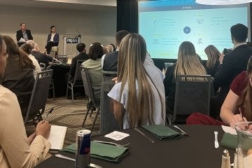 Artificial intelligence and digital storytelling were key topics of this year’s Public Relations Student Society of America (PRSSA) National Leadership Assembly in Charlotte, N.C., where Commonwealth University-Bloomsburg was making its first-ever appearance.