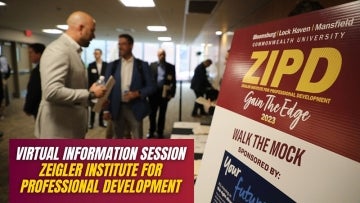 Skip navigation Search   Create   Avatar image Virtual Information Session: Zeigler Institute for Professional Development