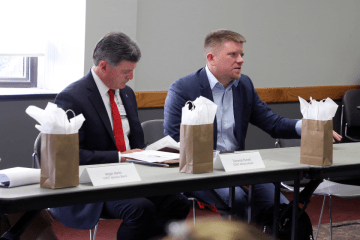 Matt Quinn makes a point during a COHST Advisory Board Meeting