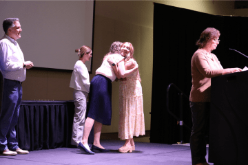 This spring, Commonwealth University-Bloomsburg celebrated student teachers during the Student Teacher Induction and Pinning Ceremony held in the Kehr Union Ballroom after successfully completing their placements, the student teachers were honored during the program designed to celebrate the hard work, dedication and commitment of prospective teachers.