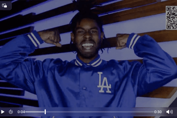 The digital forensics major, who’s also heavily involved in multimedia entertainment, is among the small cast featured in a Major League Baseball apparel commercial. 