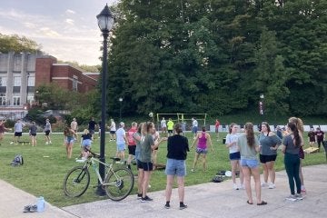 IMPACT Campus Ministries outdoor event at CU-Lock Haven