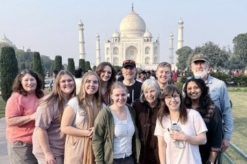 Study Abroad Trip at Taj Mahal