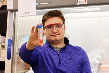 A love for science and a campus full of open doors helped this Commonwealth University-Bloomsburg pre-med major connect molecules to medicine and find his professional purpose.