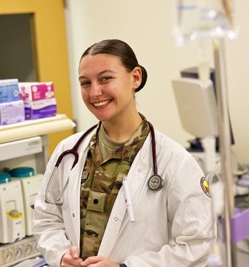 From Fort Knox to clinical floors, Commonwealth University-Bloomsburg nursing major and ROTC cadet Amanda Ott finds that leadership is less about power — and more about practice.