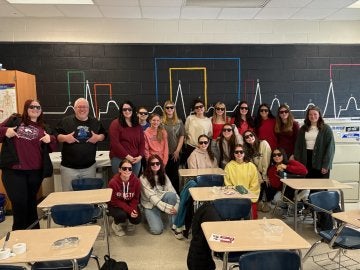 CU-Lock Haven faculty spend time with Central Mountain High School CTE students