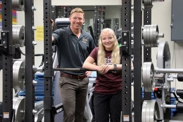 Luke Haile and Julia Holmes