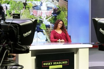TV Studio on the Bloomsburg campus.