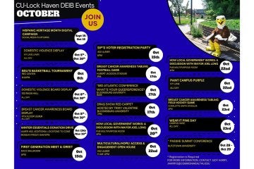 Lock Haven DEIB Events October 2026