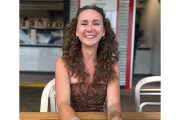 Ava Tomko, a biology-natural history major, spent time exploring the connection between art and science through a research project examining historic landscape paintings and what they can reveal about past forest conditions.