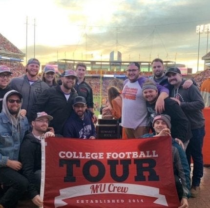 Mansfield Alumni as MU Crew at Clemson Stadium