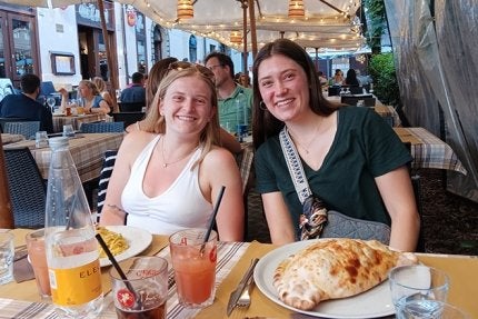 “In Italy, it's an experience. Dinner could easily stretch two to three hours, and grabbing something ‘on-the-go’ wasn’t really a thing. Italian dining isn’t rushed. It’s about savoring every bite, every conversation, and really being present with the people around you.”