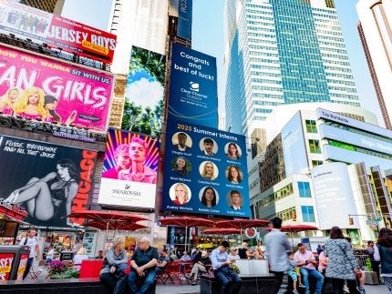 Natalie Miller couldn’t have asked for a better internship experience — one that seamlessly blended a personal love with a dream job. This summer’s opportunity with Clear Channel Outdoor did just that for the Commonwealth University-Bloomsburg professional sales and marketing major. 