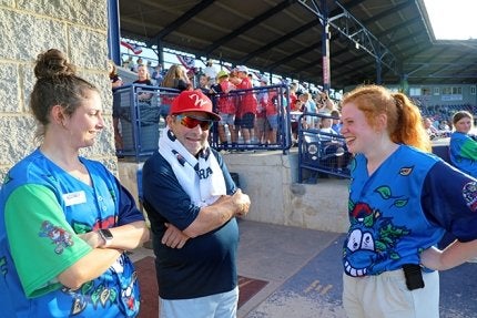 A trio of Commonwealth University sport management students spent the summer as game day interns with the Williamsport Crosscutters, a collegiate summer baseball team of the MLB Draft League and former Minor League affiliate for the Chicago Cubs, Pittsburgh Pirates, and most recently Philadelphia Phillies. 