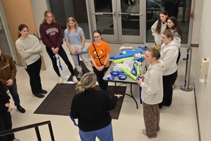 A Commonwealth University-Bloomsburg senior eying a career in emergency medicine is turning campus spaces into safer places by pairing bleeding control kits with the familiar defibrillator boxes in hallways.