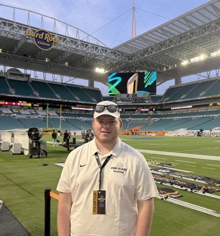 It was the time before kickoff that meant the most to the group of Commonwealth University sport management students who spent a week in Miami volunteering for the College Football Playoff National Championship.