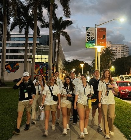 It was the time before kickoff that meant the most to the group of Commonwealth University sport management students who spent a week in Miami volunteering for the College Football Playoff National Championship.