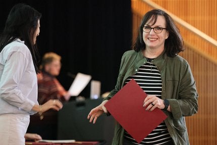 The Women of Excellence Reception honored over 100 nominated women, including faculty, staff, and students, who contribute to the campus community.