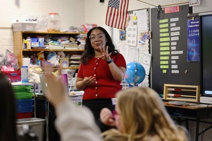 Anijah Lucena’s path to becoming an educator began with something simple but powerful. The belief that one teacher can change everything.
