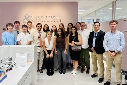 Madrid study abroad gives business majors a front row seat to global markets and culture