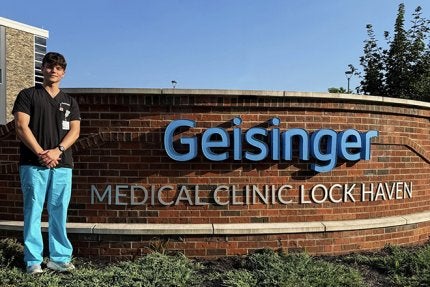 A desire to help others set James Richtscheit on the path to nursing. Hands-on learning is helping him turn that purpose into a profession.