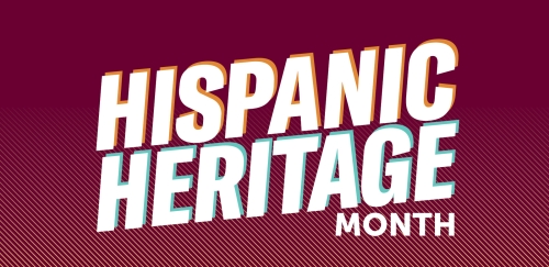 Bold text that reads "Hispanic Heritage Month"