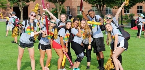 Husky Orientation Welcome Leaders (HOWLS) during the Summer at CU-Bloomsburg