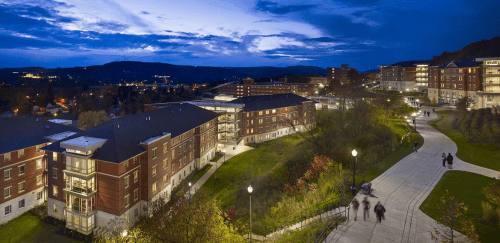 CU-Mansfield at night