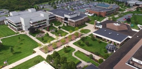 Aerial photo of Lehigh Carbon Community College