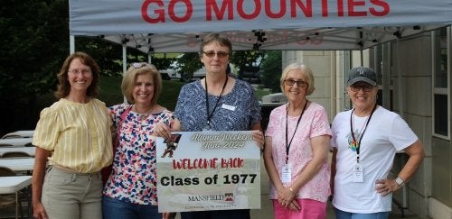 Mansfield Class of 1977 at Alumni Weekend 2024