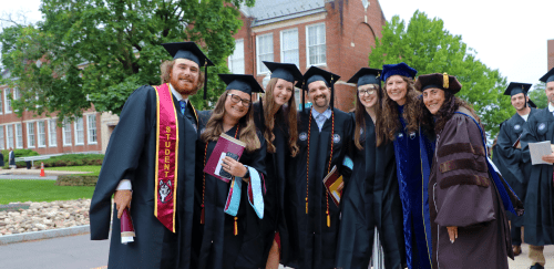 MEd Special Education graduate students at graduation