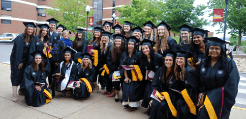 MS Speech-Language Pathology graduate students at graduation