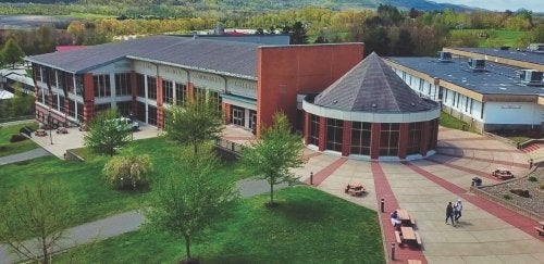 Aerial photo of Luzerne County Community College.