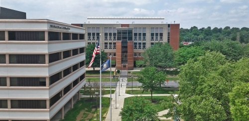 Exterior of the Yocum Library at Reading Area Community College