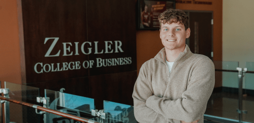 MS Information Technology student in Sutliff Hall