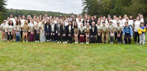 Honors College students at Crystal Lake