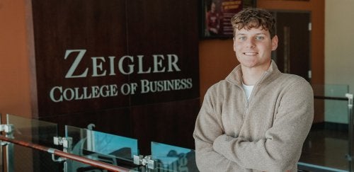MS Information Technology student in Sutliff Hall