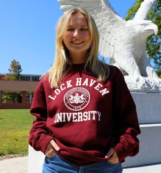 Lock Haven University store Bald Eagle sweatshirts