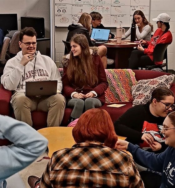 Students involved with Mansfield Trio SSS