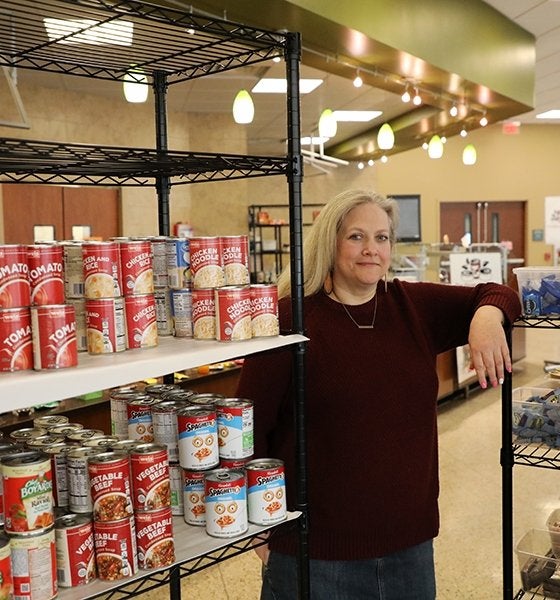 The Campus Cupboard provides support for students facing food insecurity or financial strain.