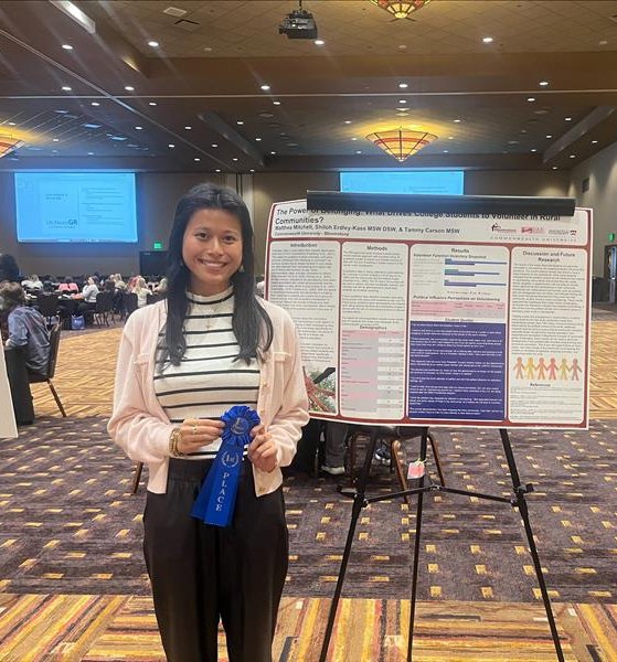 The concept of belonging is more than just a research topic for Matthea Mitchell — it’s the driving force behind her education, her service, and her vision for rural community engagement.