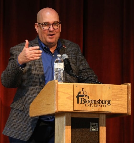 Ronn Cort speaking at the 2025 ZIPD Business Conference and CU-Bloomsburg