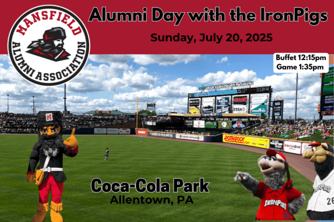 Enjoy some baseball, food, and fun at our Alumni Day with the IronPigs!