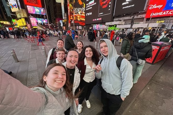 Virginia Gavek was among a group Commonwealth University psychology students from Bloomsburg, Lock Haven, and Mansfield campuses attending and presenting research at the annual EPA Conference this spring in New York City.