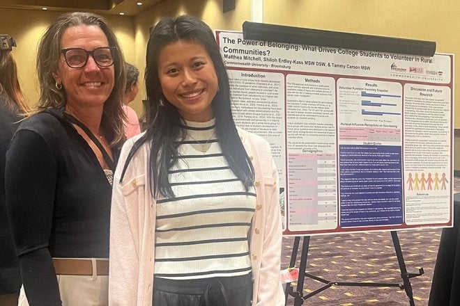 The concept of belonging is more than just a research topic for Matthea Mitchell — it’s the driving force behind her education, her service, and her vision for rural community engagement.