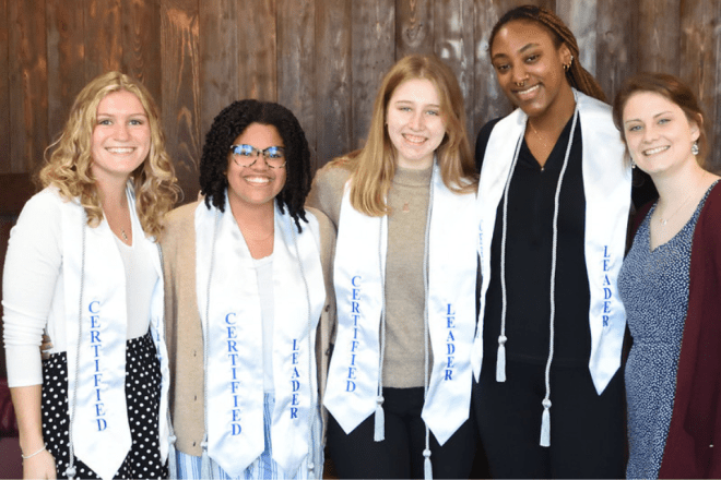 Graduating students of the William Bent Leadership Bootcamp