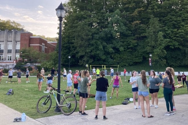 IMPACT Campus Ministries outdoor event at CU-Lock Haven