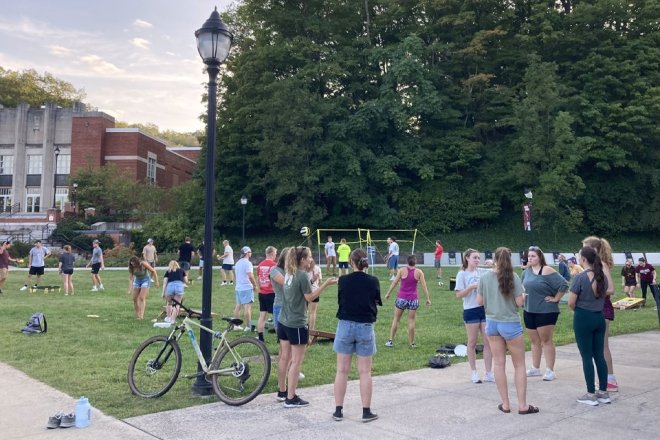 IMPACT Campus Ministries outdoor event at CU-Lock Haven
