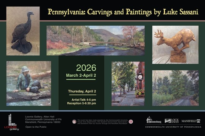Pennsylvania Carvings and Paintings by Luke Sassani