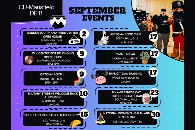 Mansfield DEIB Events September 2026